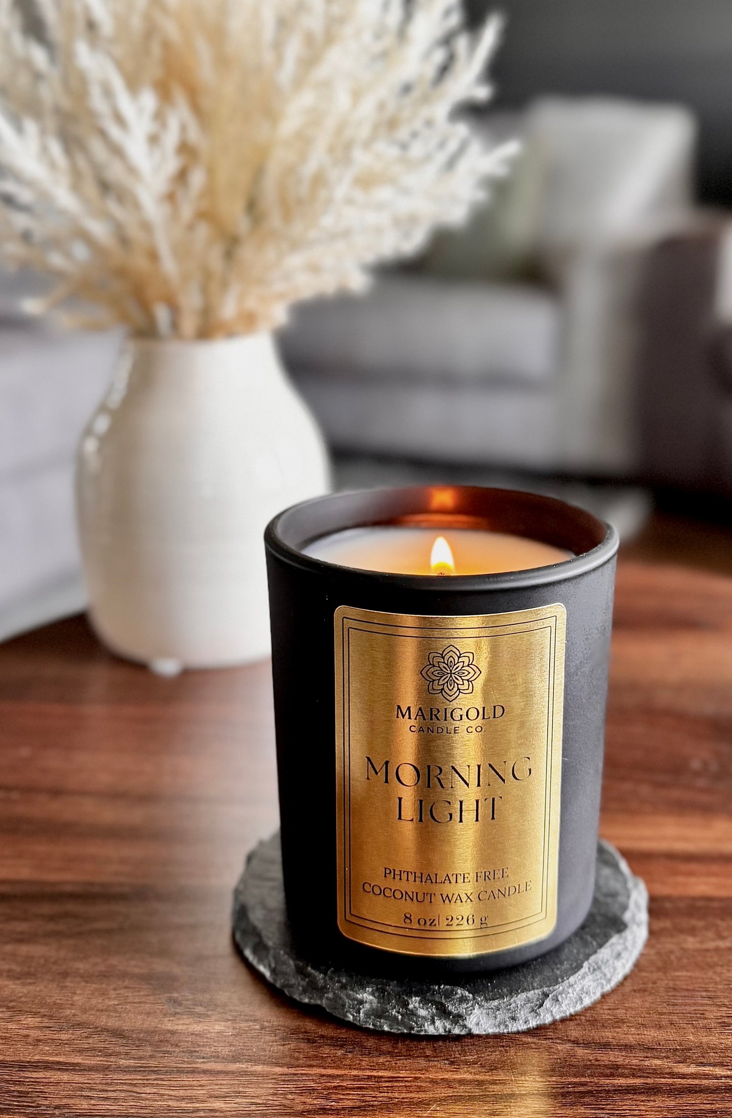 Morning Light Candle – Mint & Citrus | Marigold Candle Co.